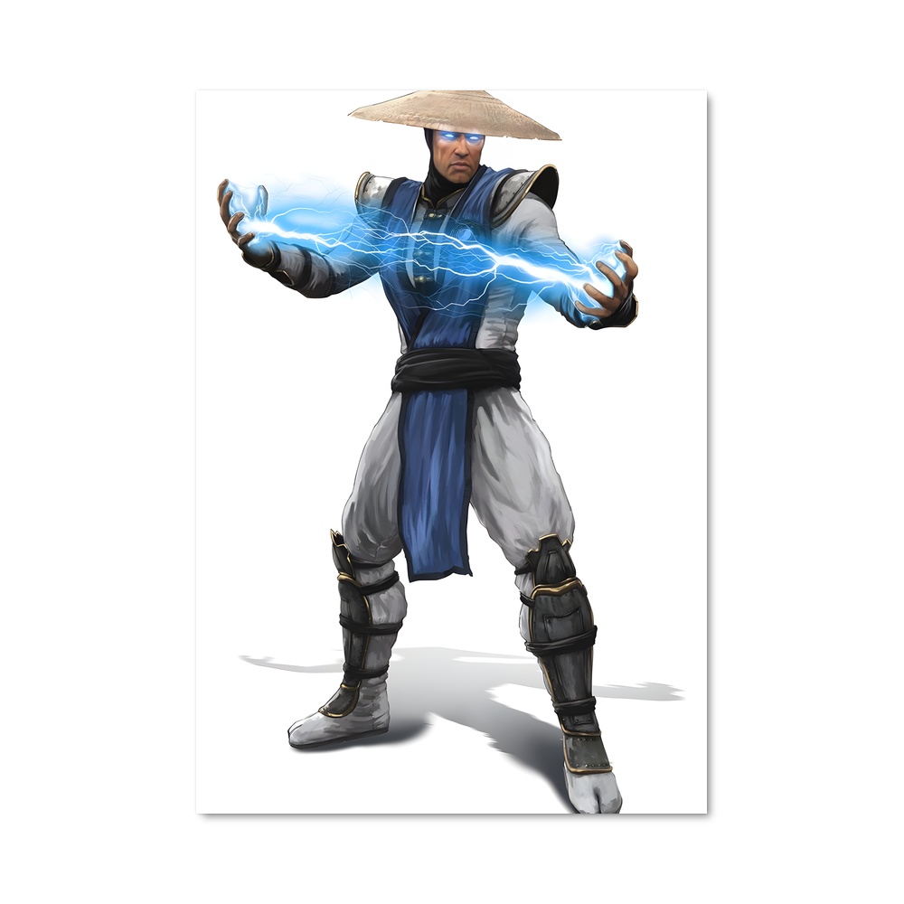 Poster Raiden: Fureur Électrique – affiche Mortal kombat